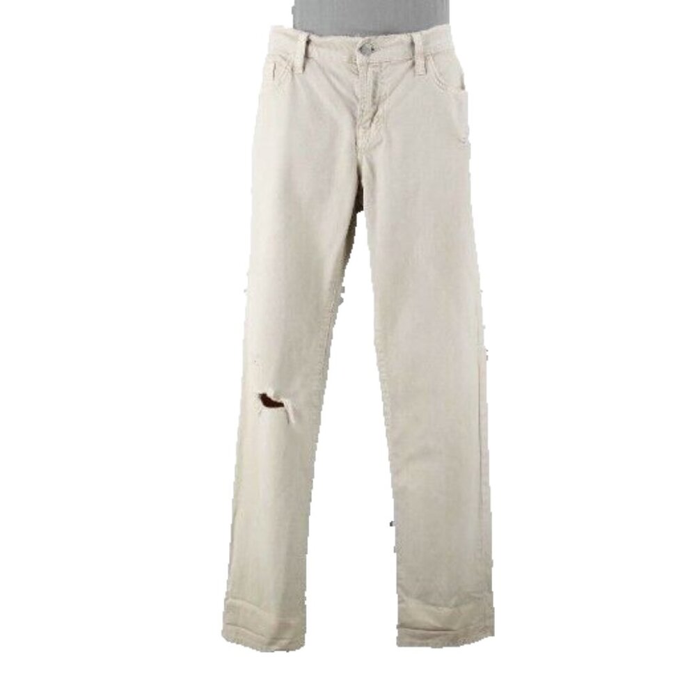 J Brand Sz 28 x 28 Tan 100% Cotton Distressed Denim Pant
